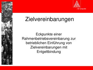 Zielvereinbarungen