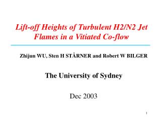 Lift-off Heights of Turbulent H2/N2 Jet Flames in a Vitiated Co-flow