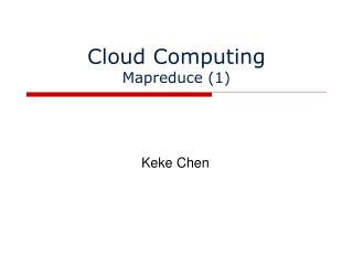 Cloud Computing Mapreduce (1)