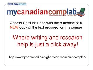 Access Card Included with the purchase of a NEW copy of the text required for this course