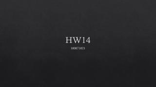 HW14