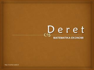 D e r e t