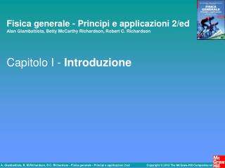 Capitolo I - Introduzione