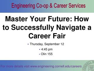 Master Your Future: How to Successfully Navigate a Career Fair