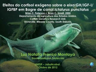 Luz Natalia Franco Montoya Doutoranda em Zootecnia UNESP – Jaboticabal . Otubro de 2012