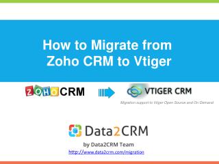 How to Migrate Zoho to Vtiger with Data2CRM