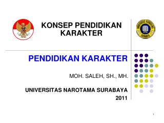 PENDIDIKAN KARAKTER