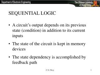 SEQUENTIAL LOGIC