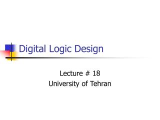 Digital Logic Design