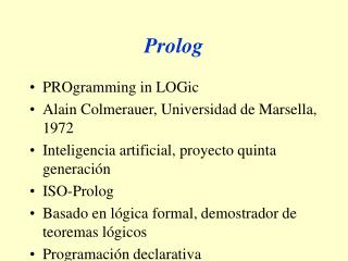 Prolog