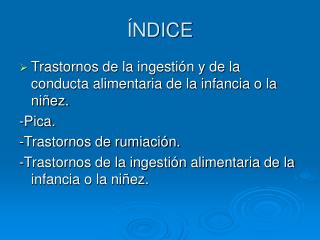 ÍNDICE