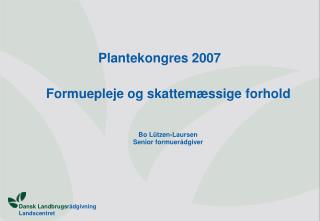 Plantekongres 2007