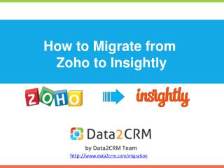 How to Migrate Zoho to Insightly with Data2CRM