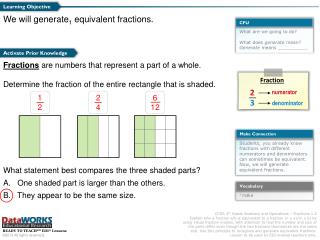 What are we going to do? What does generate mean? Generate means __________.