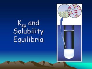 K sp and Solubility Equilibria