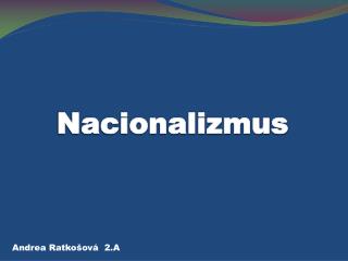 Nacionalizmus