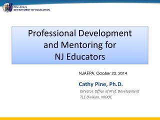 Professional Development and Mentoring for NJ Educators