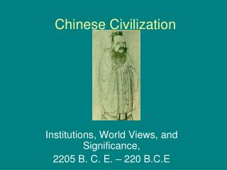 Chinese Civilization