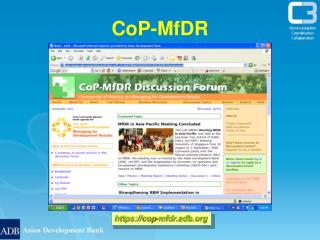 CoP-MfDR