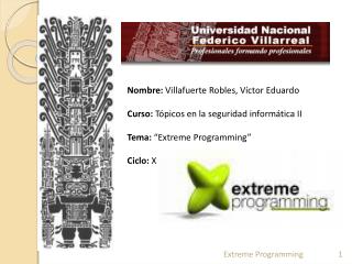 Nombre: Villafuerte Robles, Víctor Eduardo Curso: Tópicos en la seguridad informática II