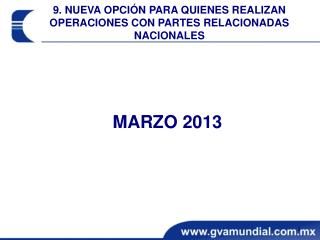 MARZO 2013