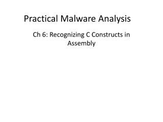 Practical Malware Analysis