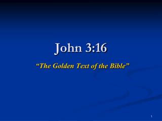 John 3:16