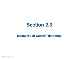 Section 2.3