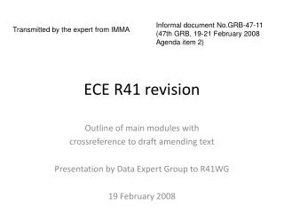 ECE R41 revision