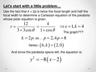 Let’s start with a little problem…