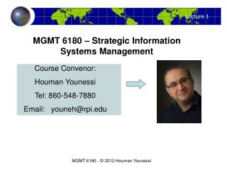 MGMT 6180 – Strategic Information Systems Management