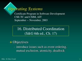 Operating Systems