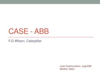 Case - ABB