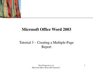 Microsoft Office Word 2003