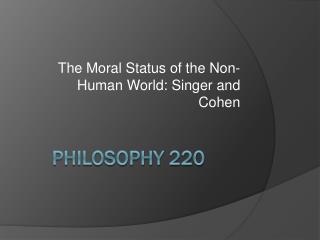 Philosophy 220