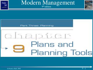 Modern Management 9 th edition