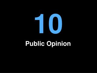 Public Opinion