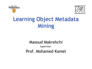 Learning Object Metadata Mining