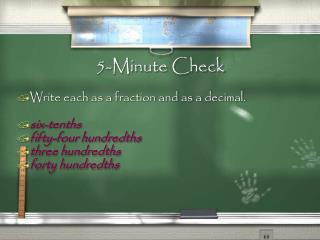 5-Minute Check