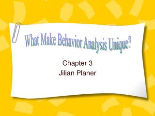 Chapter 3 Jilian Planer