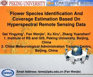 Flower Species Identification And Coverage Estimation Based On Hyperspectral Remote Sensing Data