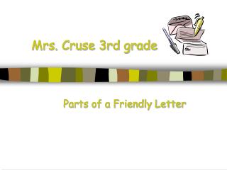 Mrs. Cruse 3rd grade