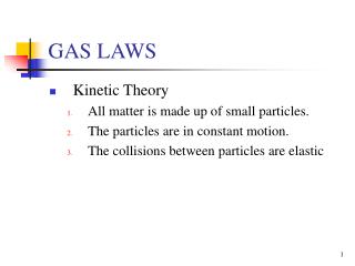 GAS LAWS