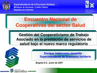 Encuentro Nacional de Cooperativas del sector Salud