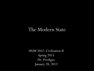 The Modern State