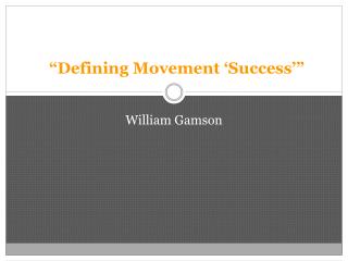 “Defining Movement ‘Success’”