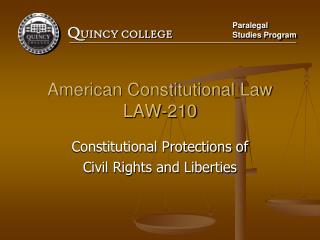 American Constitutional Law LAW-210