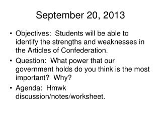 September 20, 2013