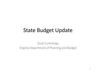 State Budget Update