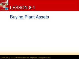 LESSON 8-1